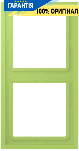 Рамка 2-постова LS ZERO JUNG LCZ982BF221 vert clair (32052)