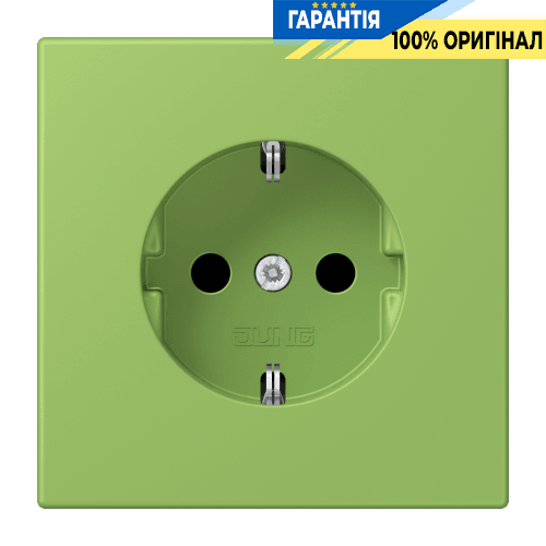 Розетка з заземленням 250V 16A з пружинним затискачем JUNG LC1520220 vert 31 (32051)
