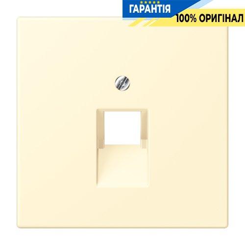 Накладка для комп’ютерної розетки UAE JUNG LC969-1UA201 біла (32001)