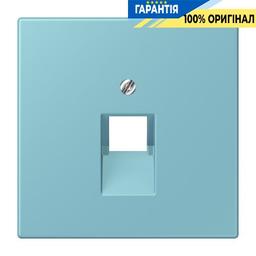 Накладка для комп’ютерної розетки UAE JUNG LC969-1UA213 колір céruléen moyen (32032)