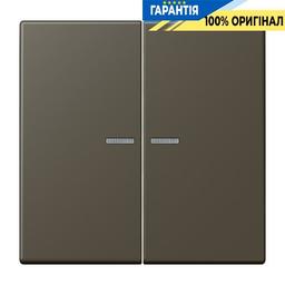 Клавіша 2-клавішна з підсвіткою JUNG LC995KO5241 ombre naturelle 31 (32140)
