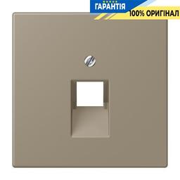 Накладка для комп’ютерної розетки UAE JUNG LC969-1UA242 кольору ombre naturelle moyenne