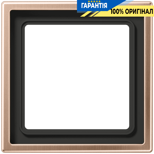 Рамка 1-постова Jung BRG2981 матова бронза для електроустановок