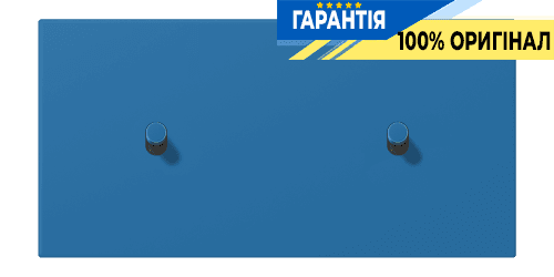 Накладка 2-позиційна для вимикача з 2 тумблерами «циліндр» горизонтальна JUNG LC12-200R0211 bleu céruléen 31 (32030)
