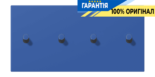 Накладка 2-полюсна для вимикача з 4 тумблерами «циліндр» горизонтальна JUNG LC12-250R0253 bleu outremer 59