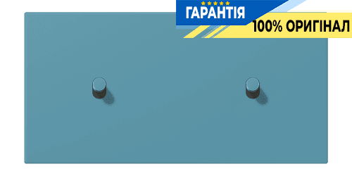 Накладка 2-позиційна для вимикача з 2 тумблерами «циліндр» горизонтальна JUNG LC12-200R0212 céruléen vif (32031)