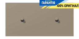 Накладка 2-позиційна для вимикача з двома тумблерами «циліндр» горизонтальна JUNG LC12-200R0242 ombre naturelle moyenne (32141)