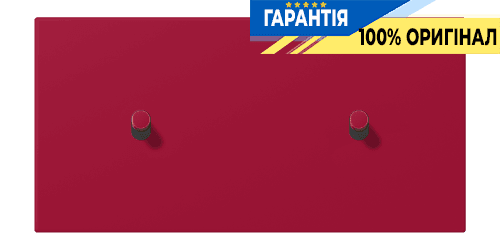 Накладка 2-позиційна для вимикача з двома тумблерами «циліндр», горизонтальна, JUNG LC12-200R0229 rouge carmin (32100)