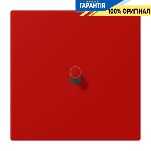 Накладка 1-полюсна для вимикача з тумблером «циліндр» JUNG LC12-0R0227 rouge vermillon 31 (32090)