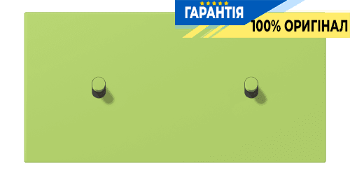 Накладка 2-позиційна для вимикача з двома тумблерами «циліндр» горизонтальна JUNG LC12-200R0221 vert clair (32052)