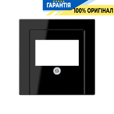 Панель аудіорозетки JUNG A569PLTSW чорного кольору для підключення аудіопристроїв