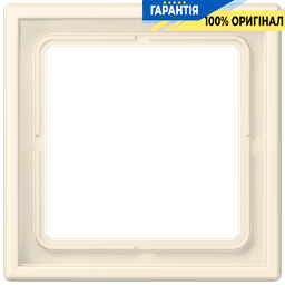Рамка 1-постова Jung LS990 LC981245 дюропласт, колір blanc ivoire