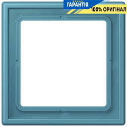 Рамка 1-постова Jung LS990 LC981212 з дюропласту, колір céruléen vif (32031)