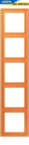 Рамка 5-постова Jung LS990 LC985225 дюропласт, колір orange clair