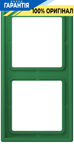 Рамка 2-постова Jung LS990 LC982219 з дюропласту, колір vert foncé (32050)