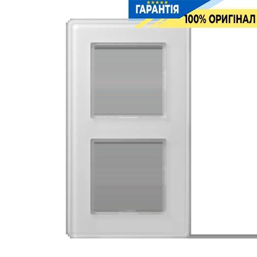 Рамка 2-а Jung AV582GLMWW A VIVA скло матове біла