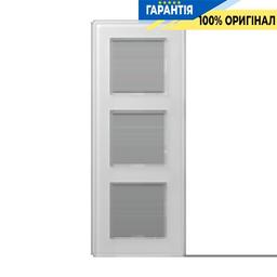 Рамка 3-я JUNG AV583GLMWW A VIVA скло матове біла