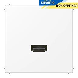 Розетка HDMI 2.0 тип А Jung LS990 MALS1112WWM біло-сніжний матовий