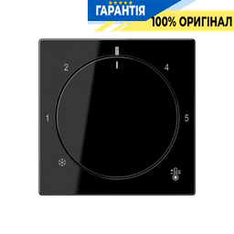 Панель для терморегулятора теплої підлоги JUNG A1749BFSW, колір чорний
