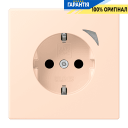 Розумна розетка з заземленням 250V/16A JUNG HOME BTLC1521S228, rose pâle