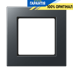 Рамка 1-ша Jung A5581BFANM термопласт антрацит матовий
