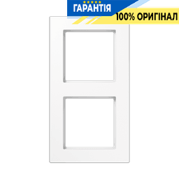 Рамка 2-га біла термопластова Jung A5582BFWW А-550