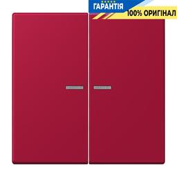 Клавіша JUNG HOME, 2 групи, BTLC17102229, колір rouge carmin