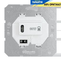 Механізм розетки USB Type-C з Power Delivery 5В DC 60Вт JUNG USBPD60CWW