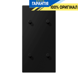 Центральна плата з двома подвійними тумблерами «конус» вертикальна LS1912 JUNG AL12-25SWMK08 чорний матовий