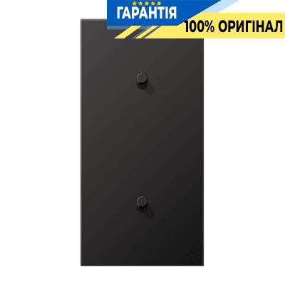 Центральна плата з двома одиночними тумблерами вертикальна «циліндр» LS1912 JUNG AL12-20DR01 Dark