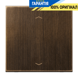 Центральна плата (клавіша) JUNG ME1700PAT латунь Antik для вимикачів та розеток