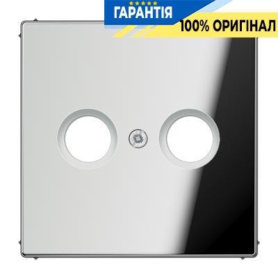 Панель розетки TV+R Jung GCR2990TV Блискучий хром