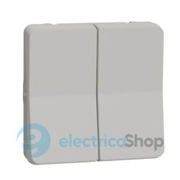Механізм двоклавішного перемикача IP55, білий, Mureva Styl Schneider Electric MUR39022