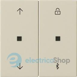 Накладка керування жалюзі S3000 c Bluetooth + таймер System 55 Gira 536701 крем