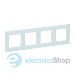 Рамка 4-постова Legrand NILOE STEP 863094 колір атол