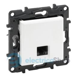 Розетка комп'ютерна RJ45 CAT5e UTP Legrand NILOE STEP 863159 колір білий
