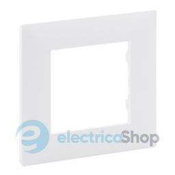 Рамка 1-постова Legrand NILOE STEP 863191 колір білий