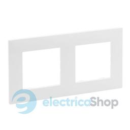 Рамка 2-постова Legrand NILOE STEP 863192 колір білий