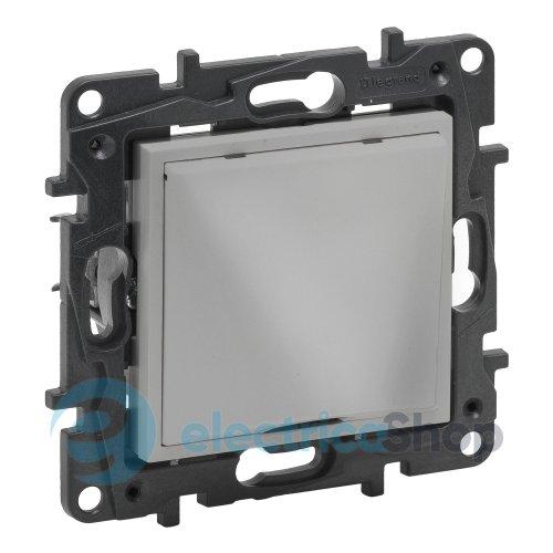 Вивід кабелю з фіксатором IP21 Legrand NILOE STEP 863329 колір алюміній
