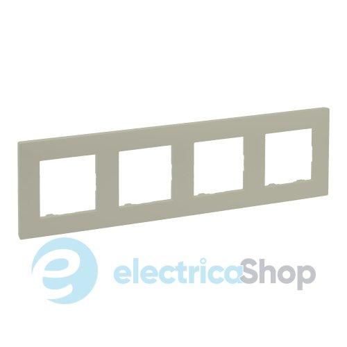 Рамка 4-постова Legrand NILOE STEP 864674 колір пісок