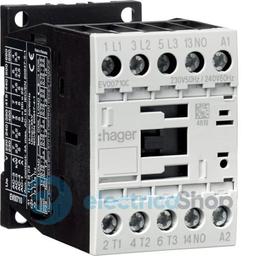 Контактор корпусний 3P + 1НВ, 230В-АС, 7А AC-3, Hager EV00710C
