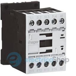 Контактор корпусний 4P, 24В-AC, 22А AC-1, Hager EVN022D