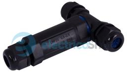 З'єднувач кабельний водонепроникний Т-подібний 3x0,5-2,5mm2, e.wcc.cnp25t, IP68 E.Next