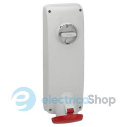 Розетка з вимикачем та блокуванням 63А 3Р+Е, 6г, 415V/AC IP65, SE Kaedra Box PKB63T534