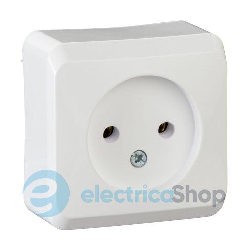 Розетка без з/к 16А зовнішнього монтажу IP20 Prima Schneider Electric білий