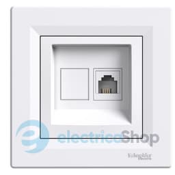Розетка TV прохідна (8 дБ) Asfora Schneider Electric EPH3200321 білий