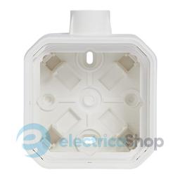 Коробка наклад. 1-пост. з вводом ISO20 Legrand Plexo New 069686L колір білий