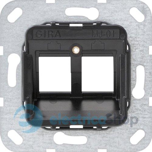 Опорна пластина Modular Jack-01 2-місна Gira 560100