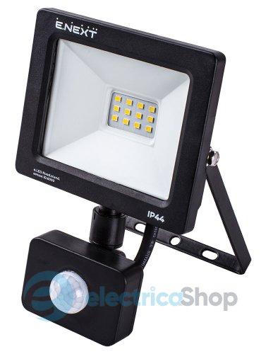 Прожектор світлодіодний з датчиком руху e.LED.flood.stand.sensor.10.6000, 10Вт, 6000К l0790010 E.NEXT