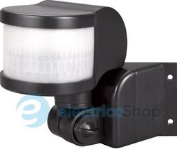 Датчик руху інфрачервоний e.sensor.pir.13.black(чорний) 270°, IP44 s061019 E.NEXT